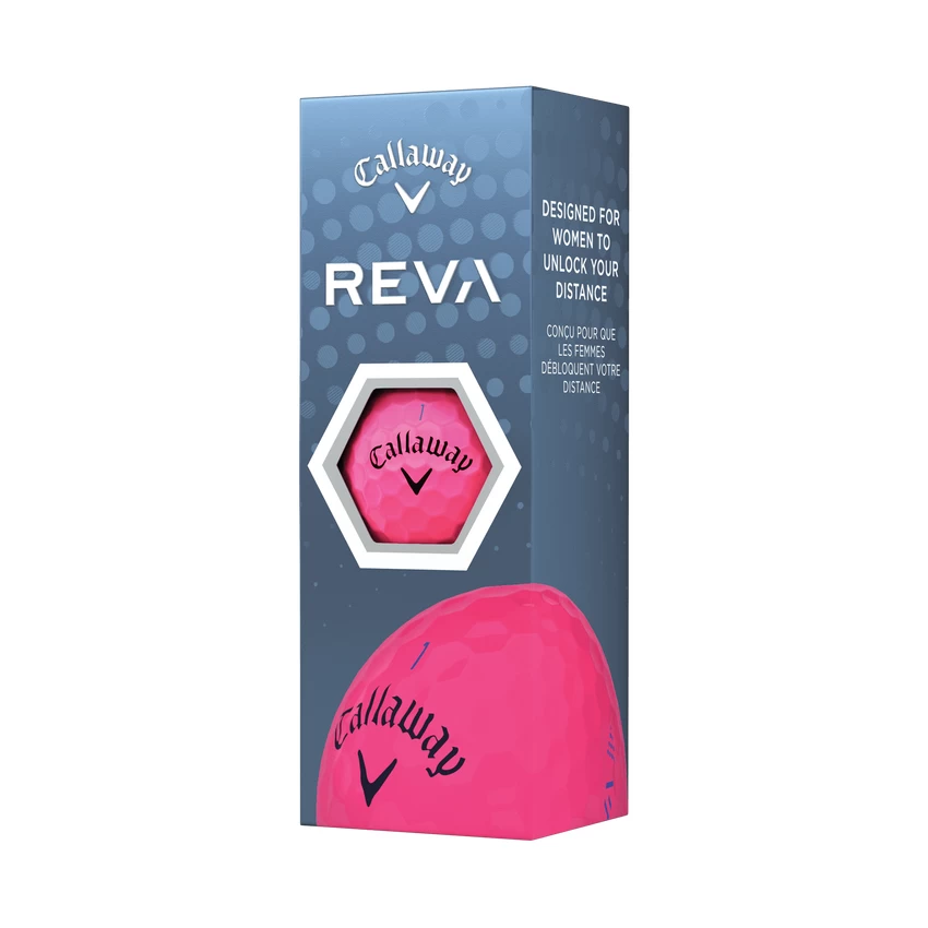 Callaway Reva Pink Ladies Golf Balls - 2023 Version 4 Callaway Reva Pink Ladies Golf Balls - 2023 Version - Image 4