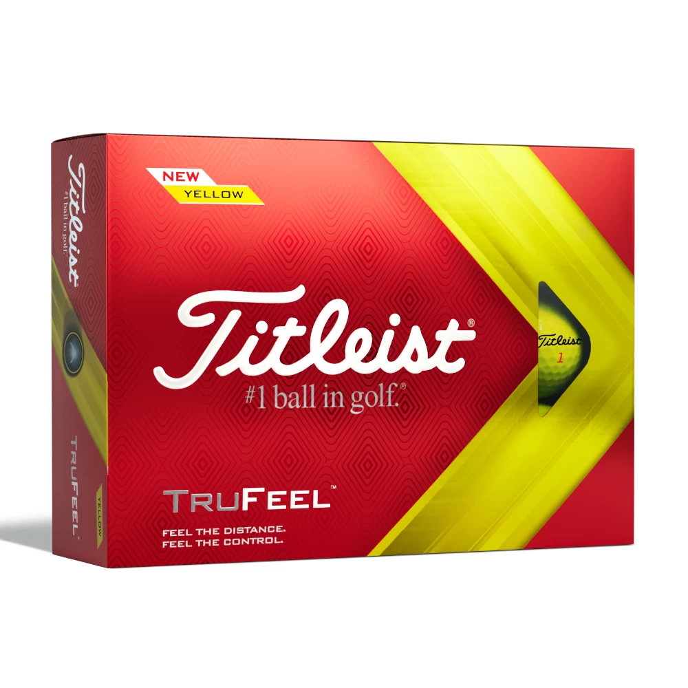 Titleist TruFeel Yellow Golf Balls 1 Titleist TruFeel Yellow Golf Balls