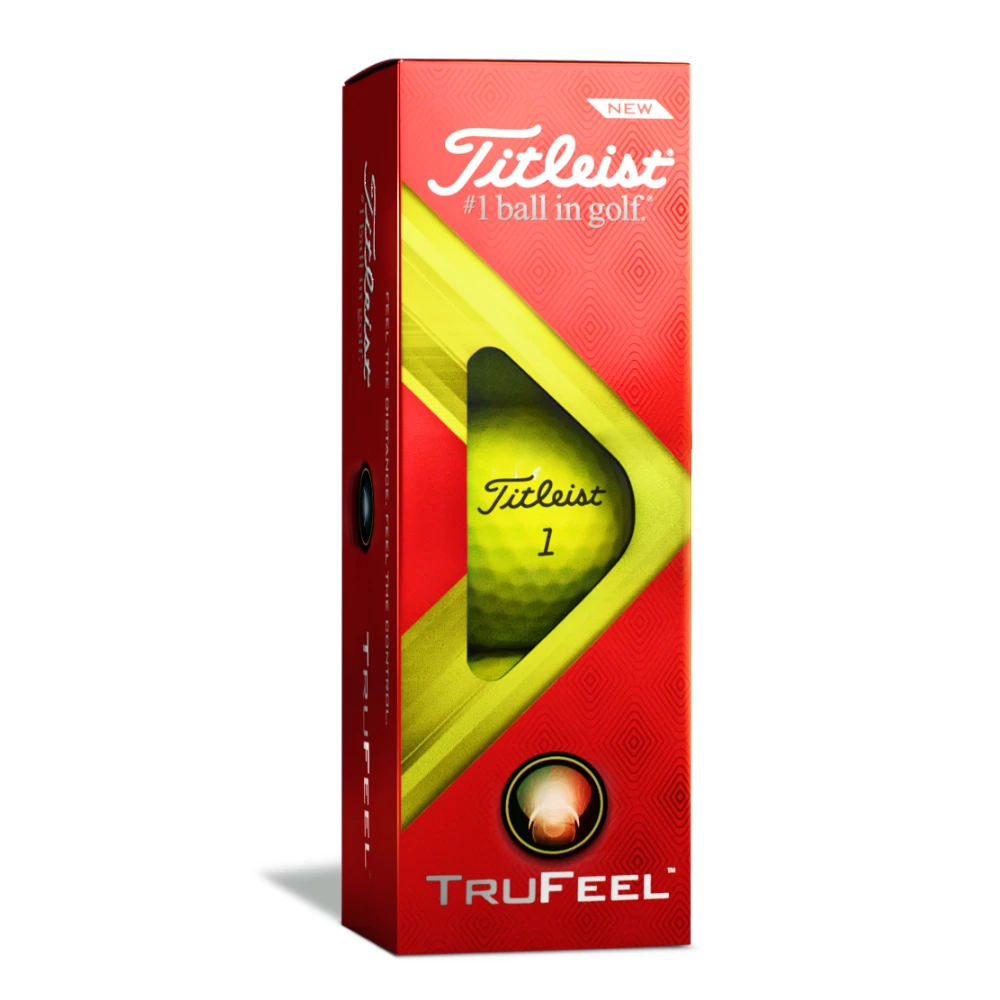 Titleist TruFeel Yellow Golf Balls 3 Titleist TruFeel Yellow Golf Balls - Image 3