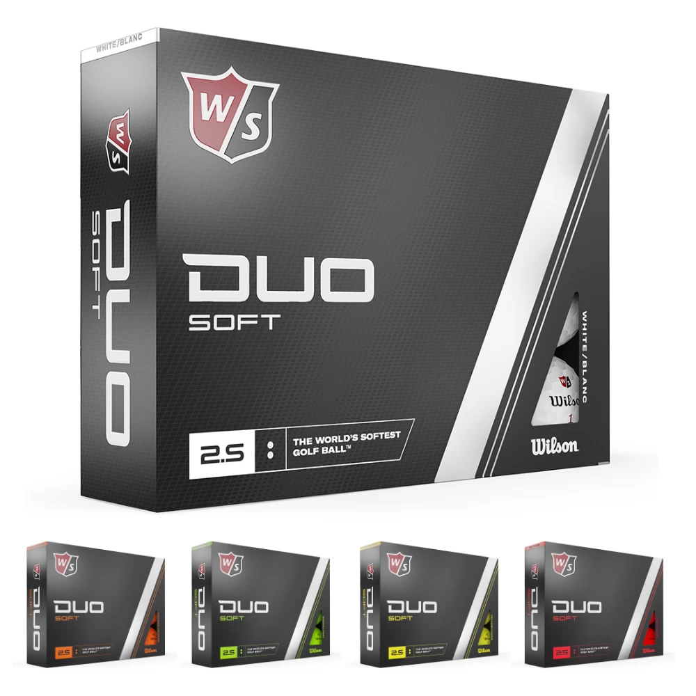 Wilson 2023 Duo Soft 12-Ball Golf Balls 1 Wilson 2023 Duo Soft 12-Ball Golf Balls