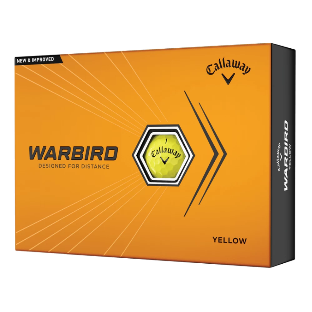 Callaway Warbird 23 Yellow Golf Balls 1 Callaway Warbird 23 Yellow Golf Balls