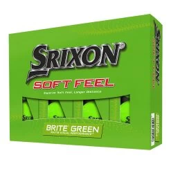 Srixon Soft Feel Brite Green Golf Balls - 2023 Version