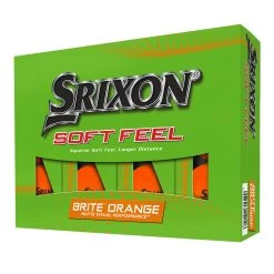 Srixon Soft Feel Brite Orange Golf Balls - 2023 Version