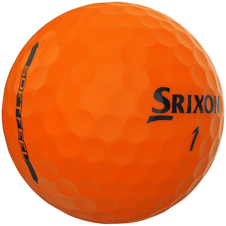 Srixon Soft Feel Brite Orange Golf Balls - 2023 Version 4 Srixon Soft Feel Brite Orange Golf Balls - 2023 Version - Image 4