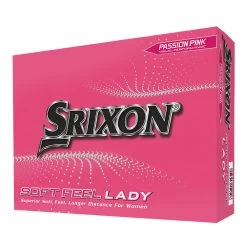 Srixon Lady Soft Feel Passion Pink Golf Ball - 2023 Version