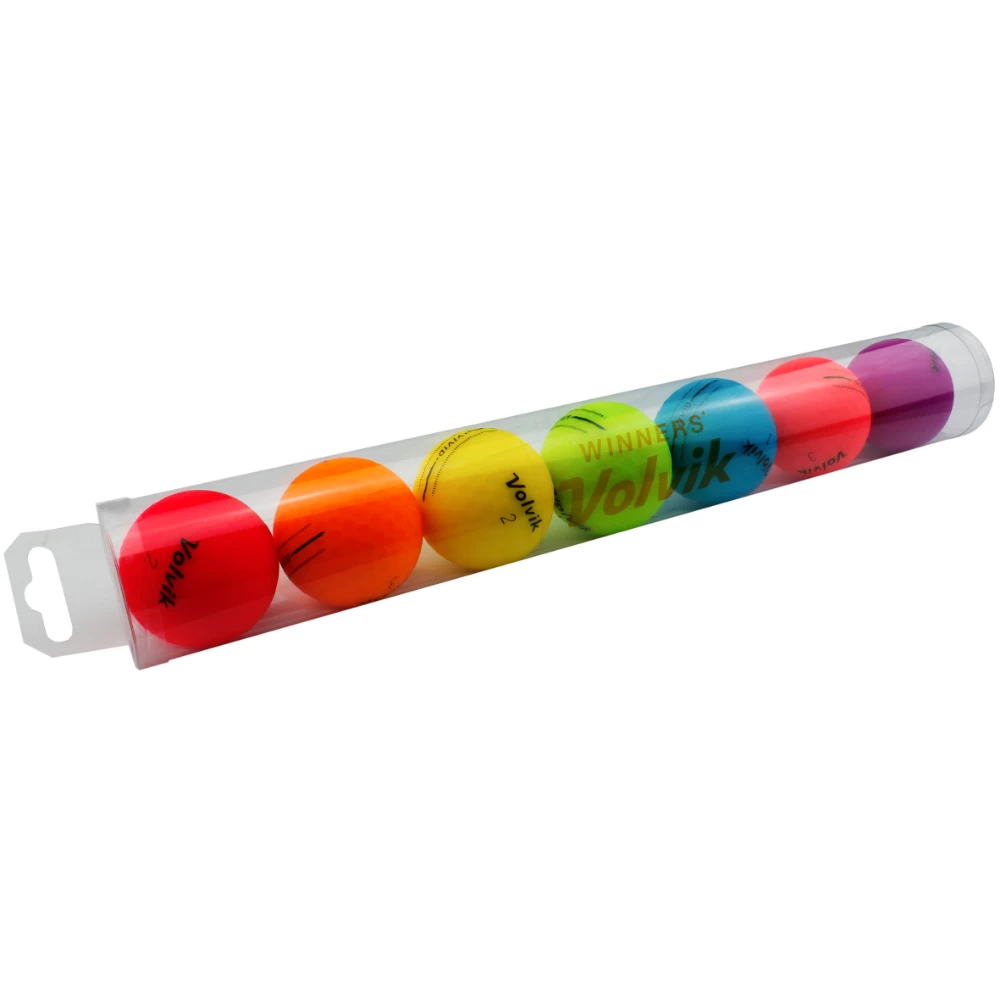 Volvik Rainbow Gift Tube Golf Ball Pack 1 Volvik Rainbow Gift Tube Golf Ball Pack