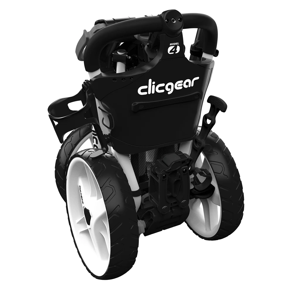 Clicgear 4.0 Golf Push Trolley - Free Gift - White 4 Clicgear 4.0 Golf Push Trolley - Free Gift - White - Image 4