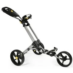 ICart One Compact Golf Push Trolley - Black/Grey